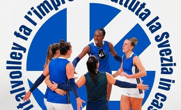 ITALVOLLEY MERAVIGLIOSA: BATTUTA ANCHE LA SVEZIA PADRONE DI CASA!