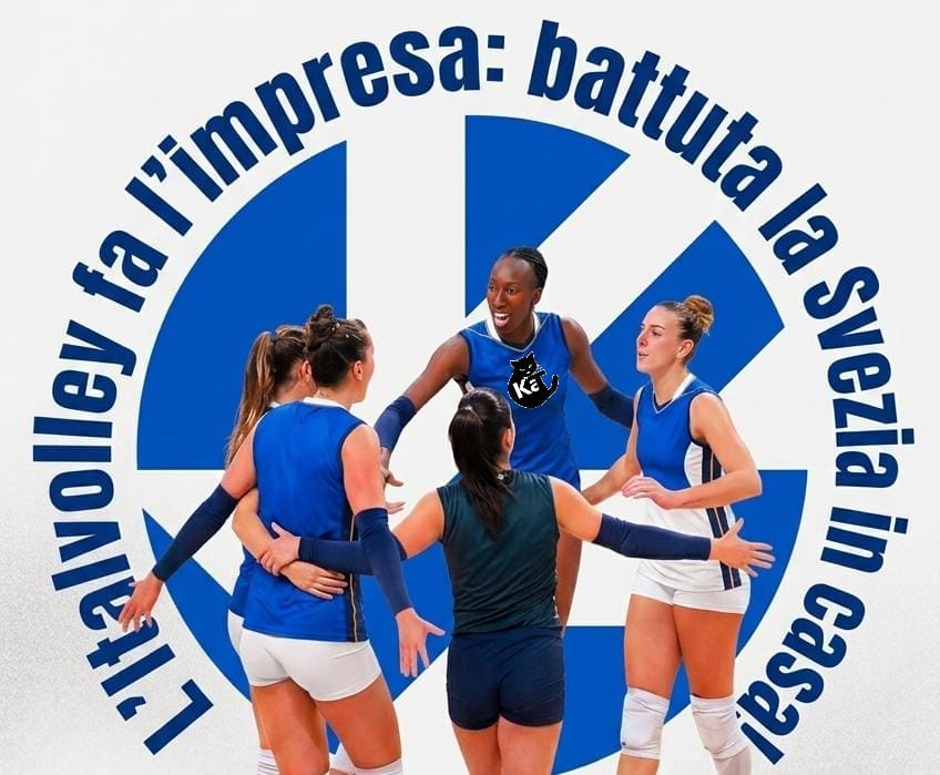 ITALVOLLEY MERAVIGLIOSA: BATTUTA ANCHE LA SVEZIA PADRONE DI CASA!